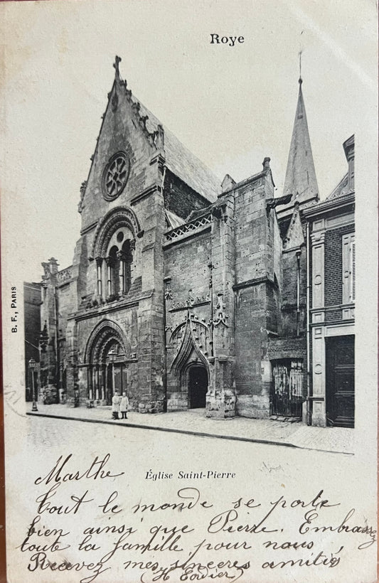 CPA FR80 Roye - Eglise Saint-Pierre
