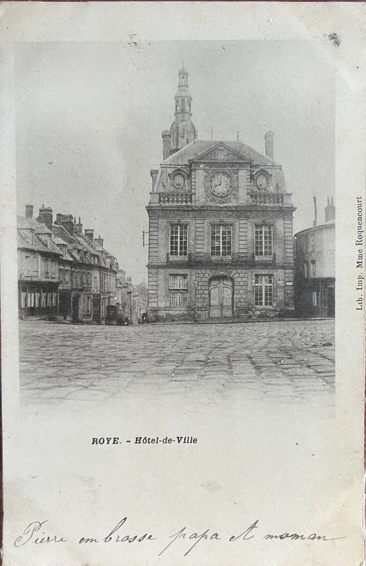 CPA FR80 Roye - Hôtel de ville