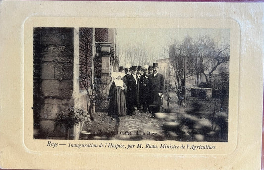 CPA FR80 Roye - Inauguration de l'Hospice