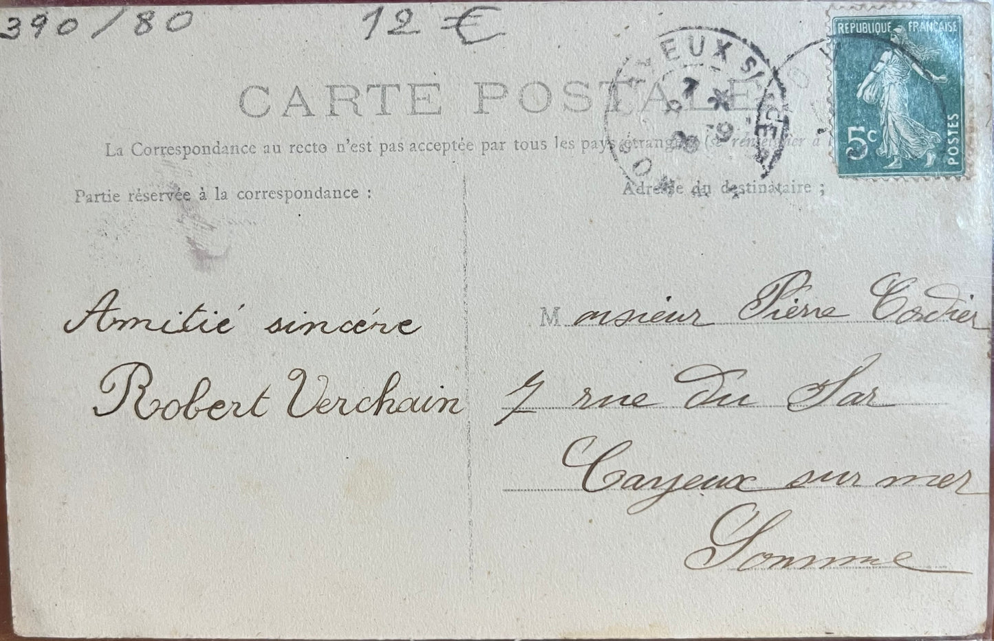 CPA FR80 Roye - La maison du 13e siècle