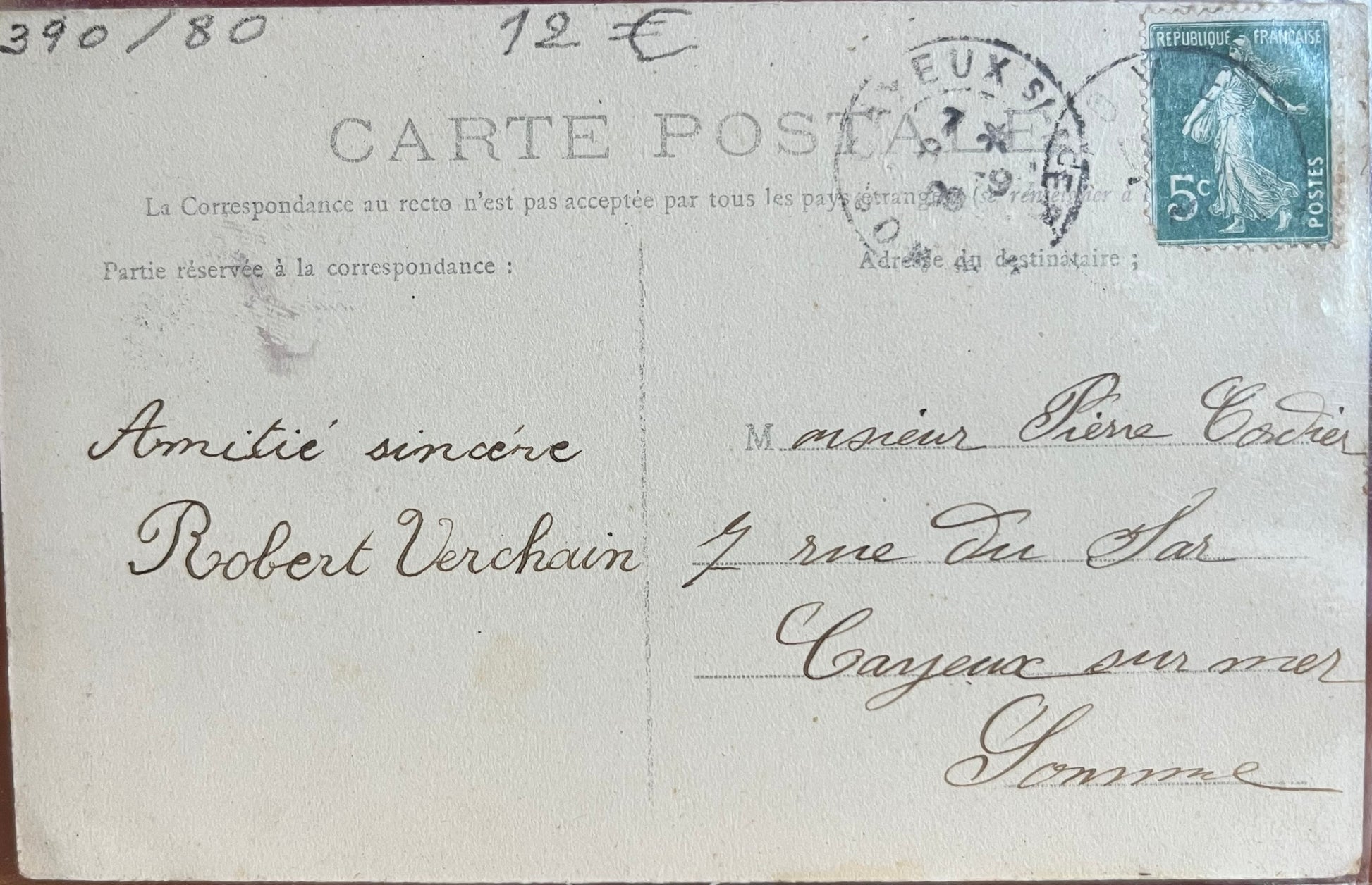 CPA FR80 Roye - La maison du 13e siècle