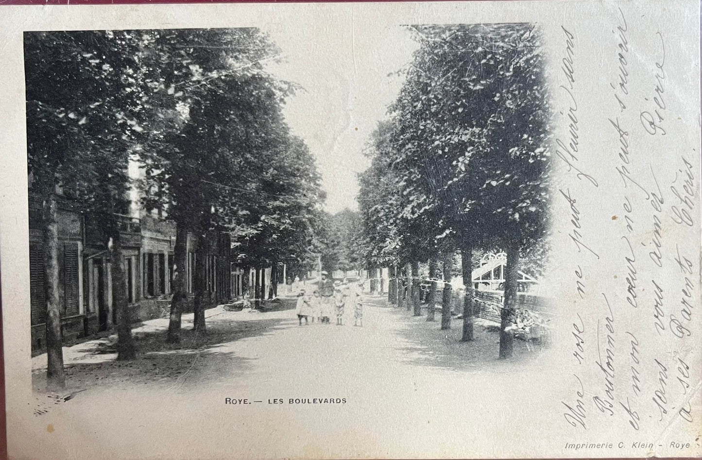 CPA FR80 Roye - Les Boulevards