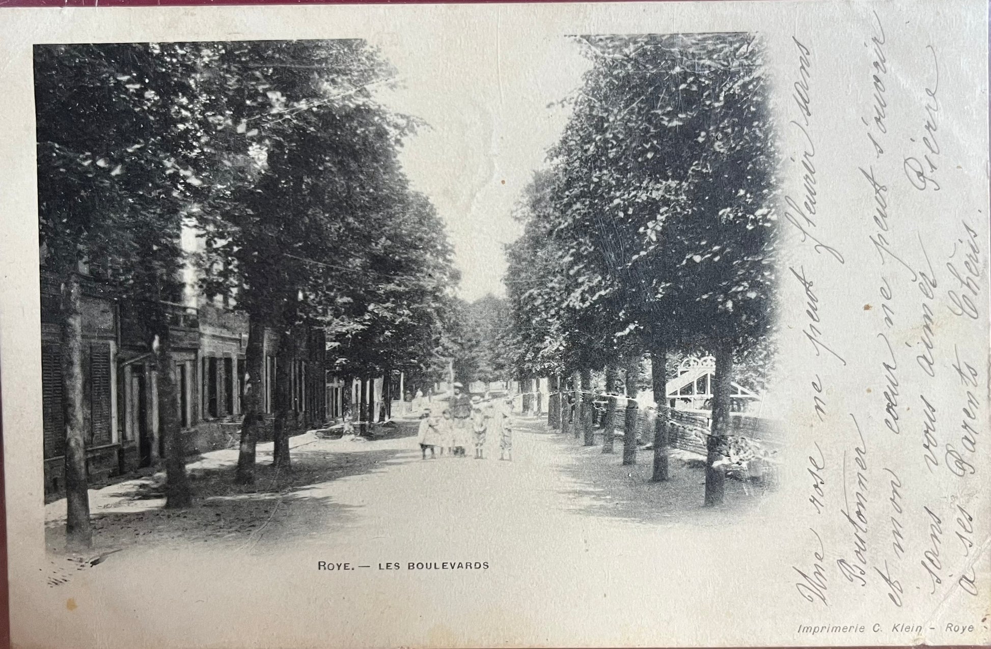 CPA FR80 Roye - Les Boulevards
