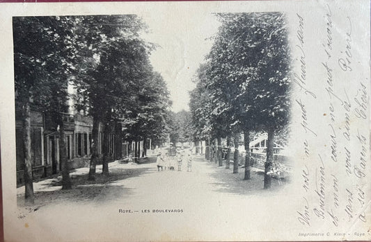 CPA FR80 Roye - Les Boulevards