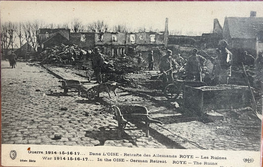 CPA FR80 Roye - Les ruines