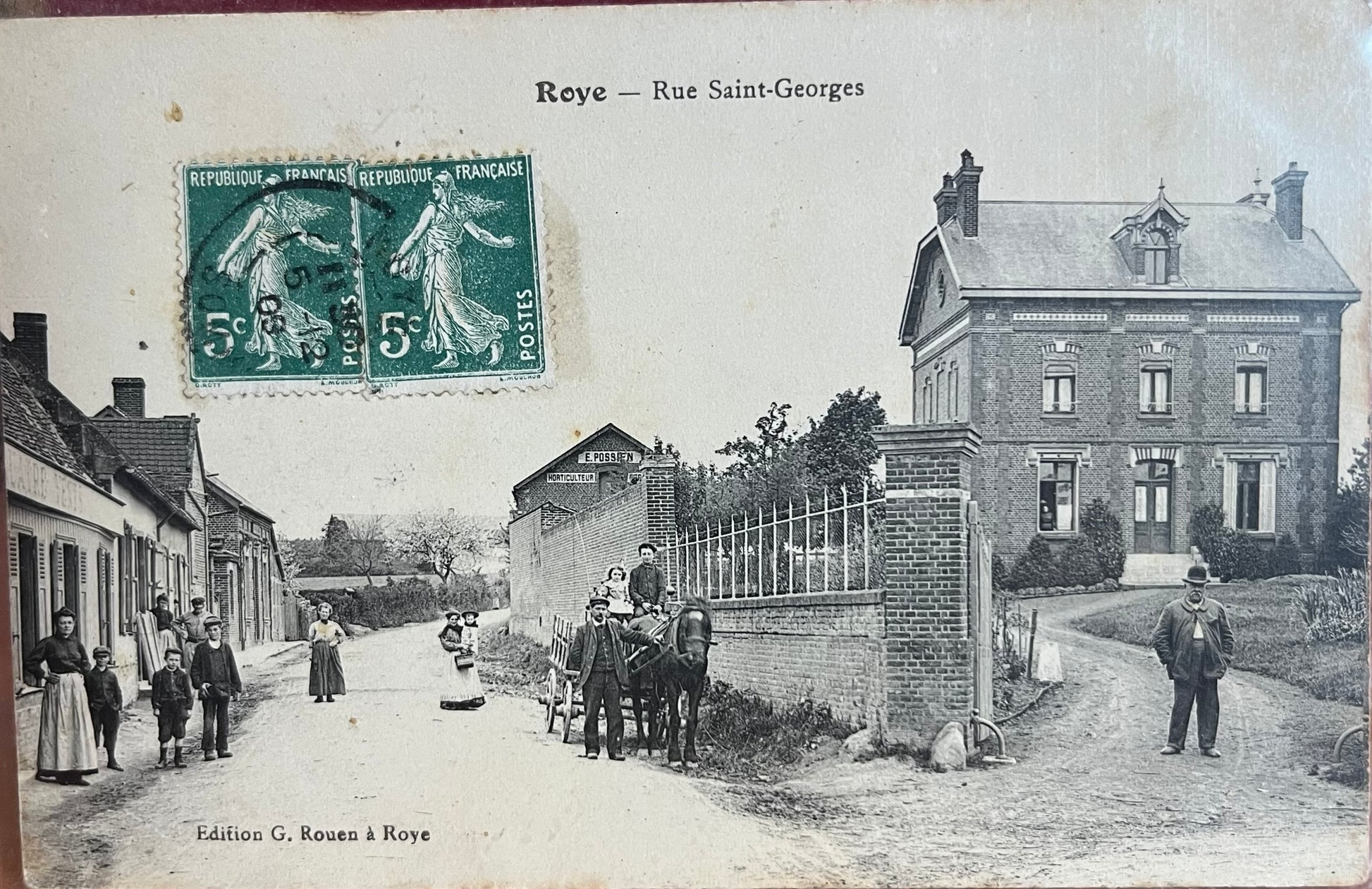 CPA FR80 Roye - Rue Saint-Georges