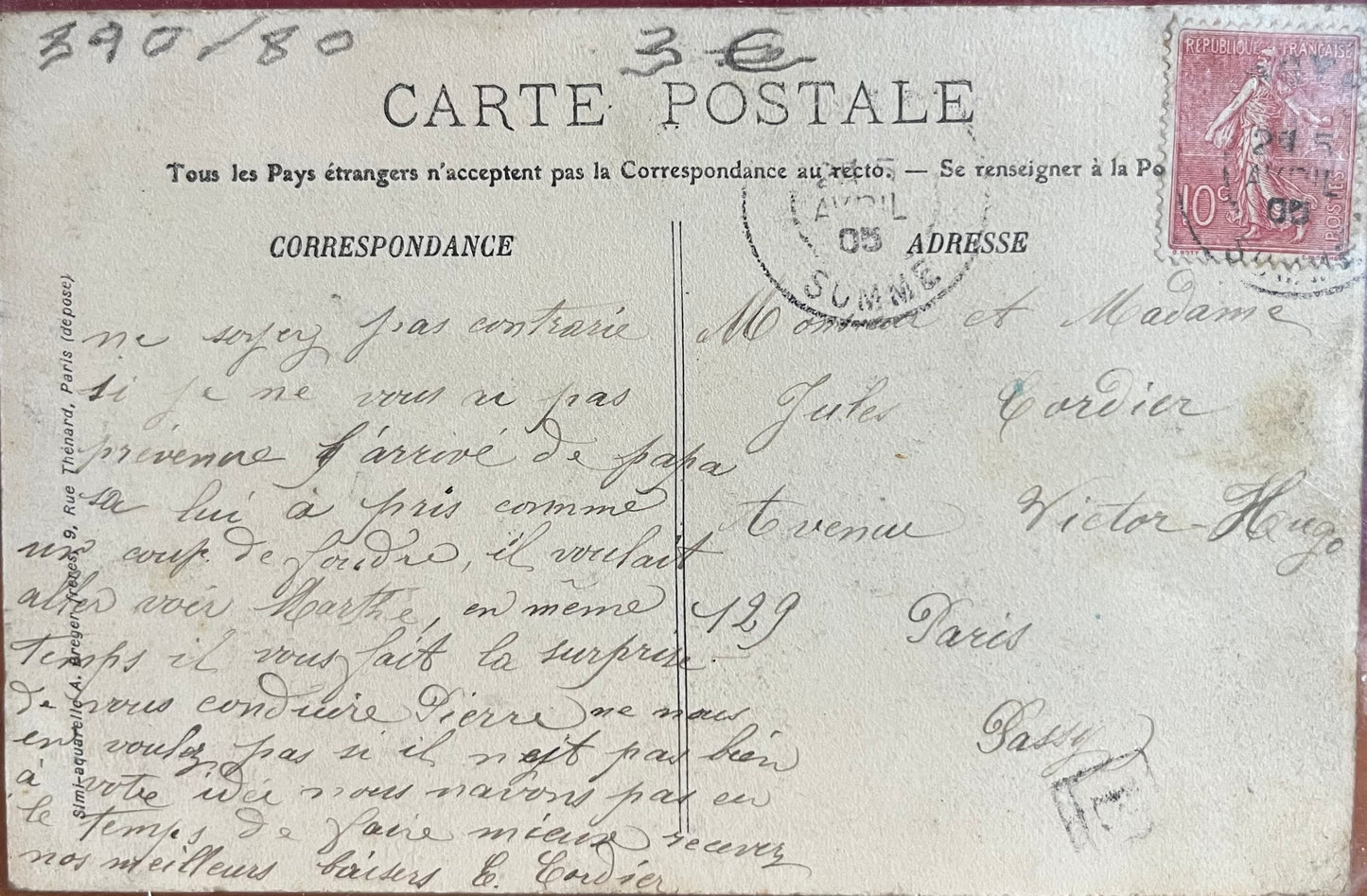 CPA FR80 Roye - Rue Saint-Médard