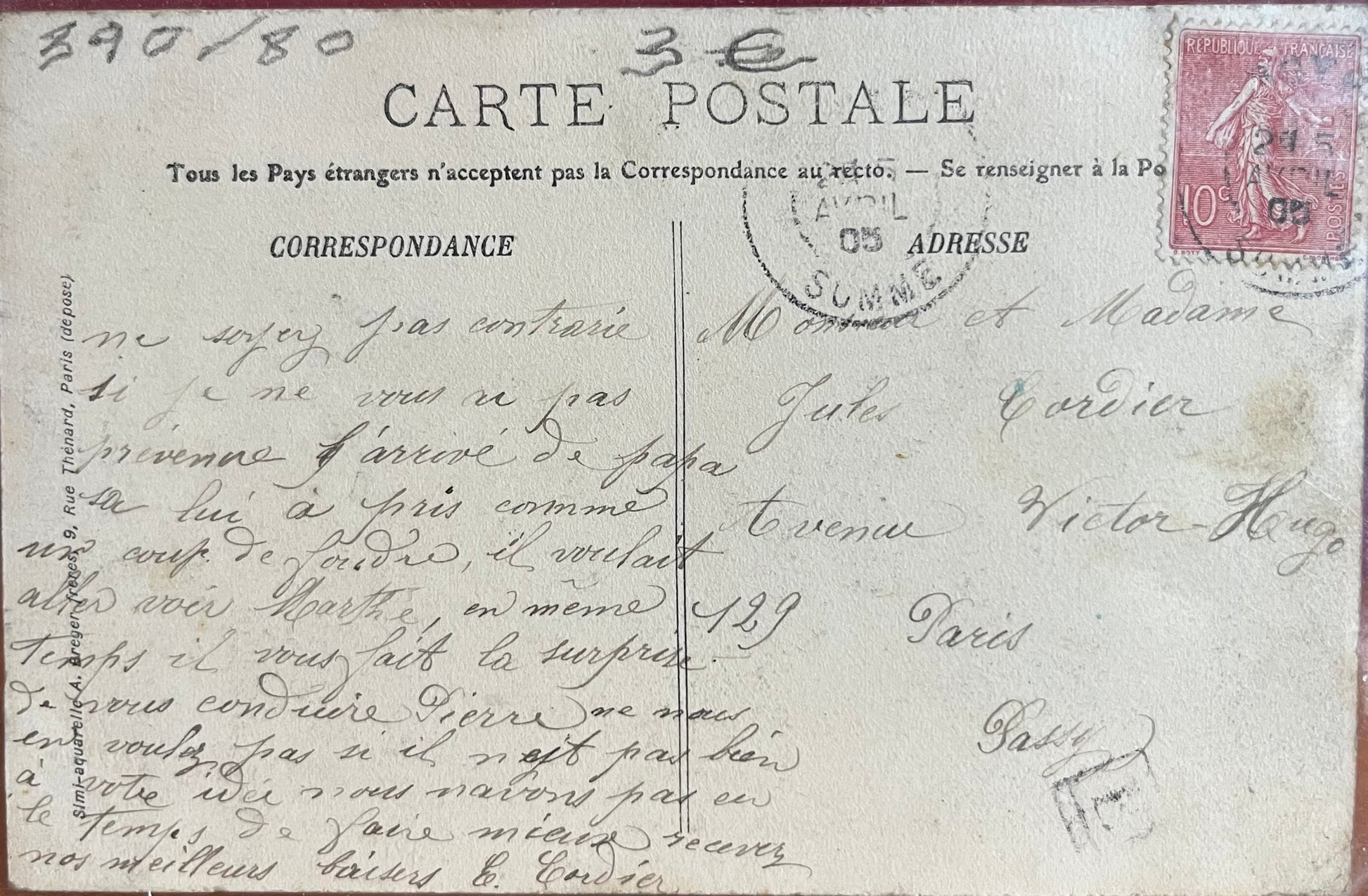 CPA FR80 Roye - Rue Saint-Médard