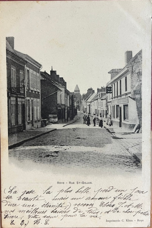 CPA FR80 Roye - Rue St-Gilles