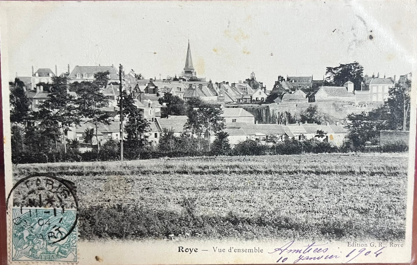CPA FR80 Roye - Vue d'ensemble