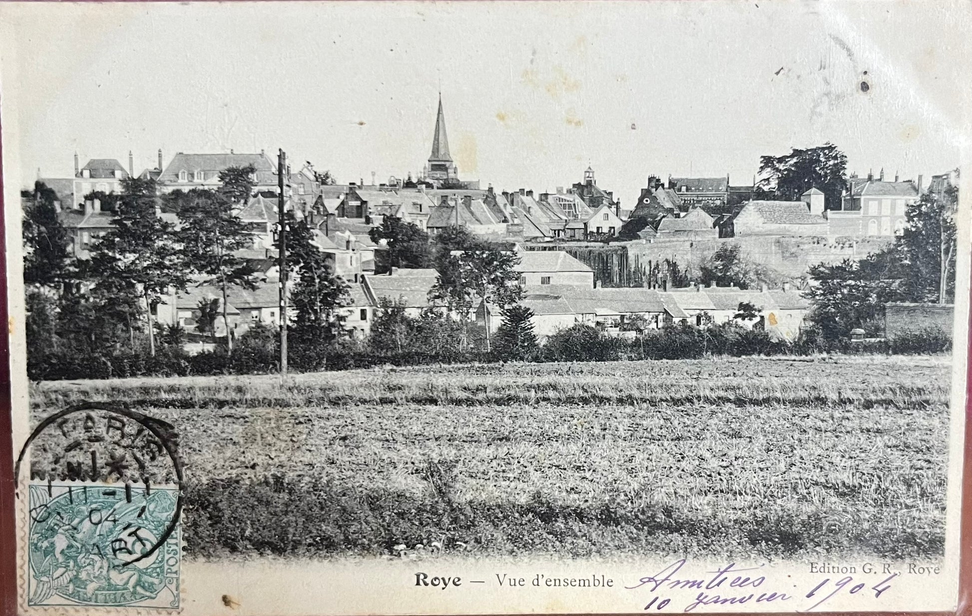 CPA FR80 Roye - Vue d'ensemble