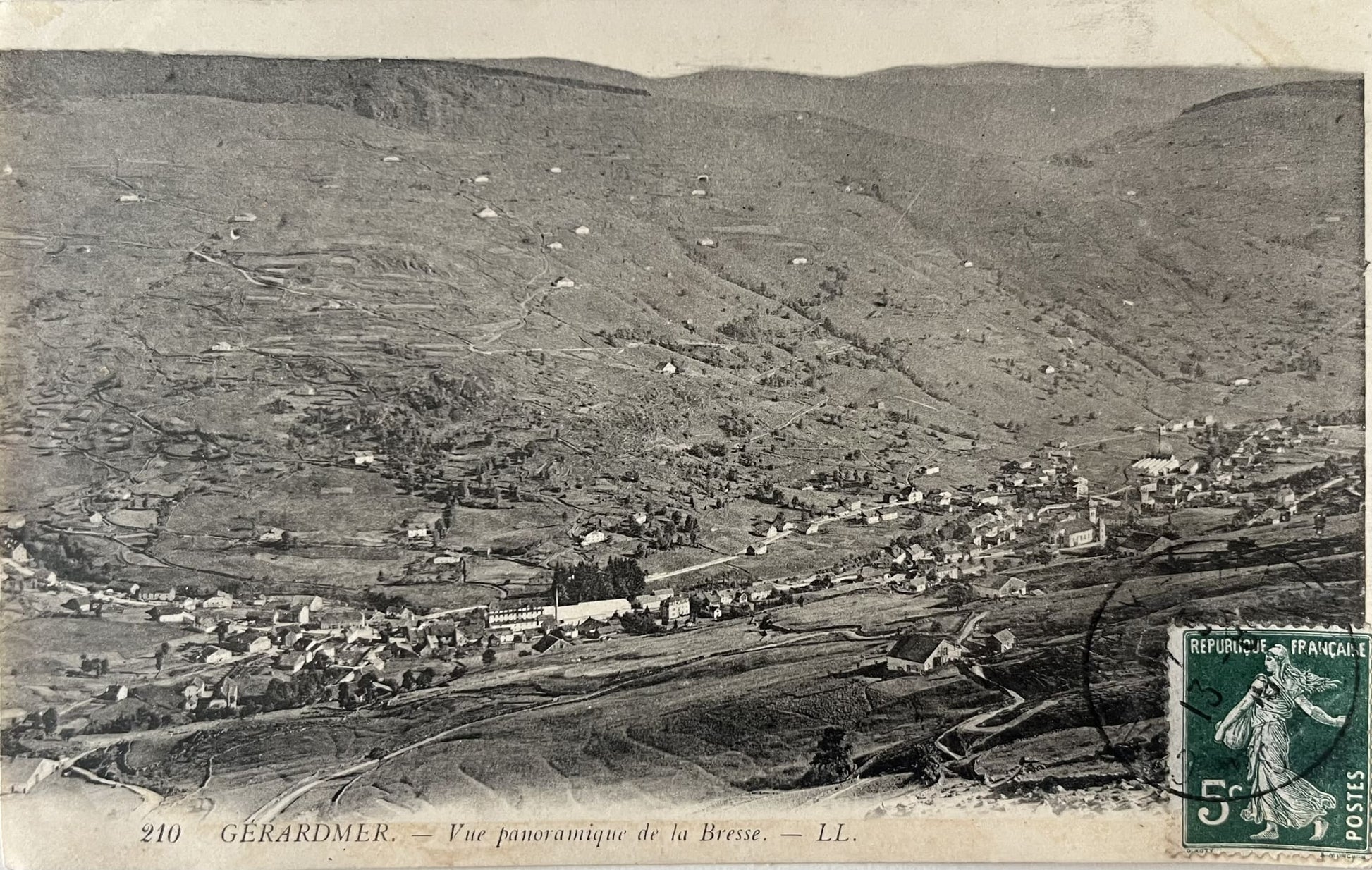 CPA FR88 Gérardmer - Vue panoramique de la Bresse - LL