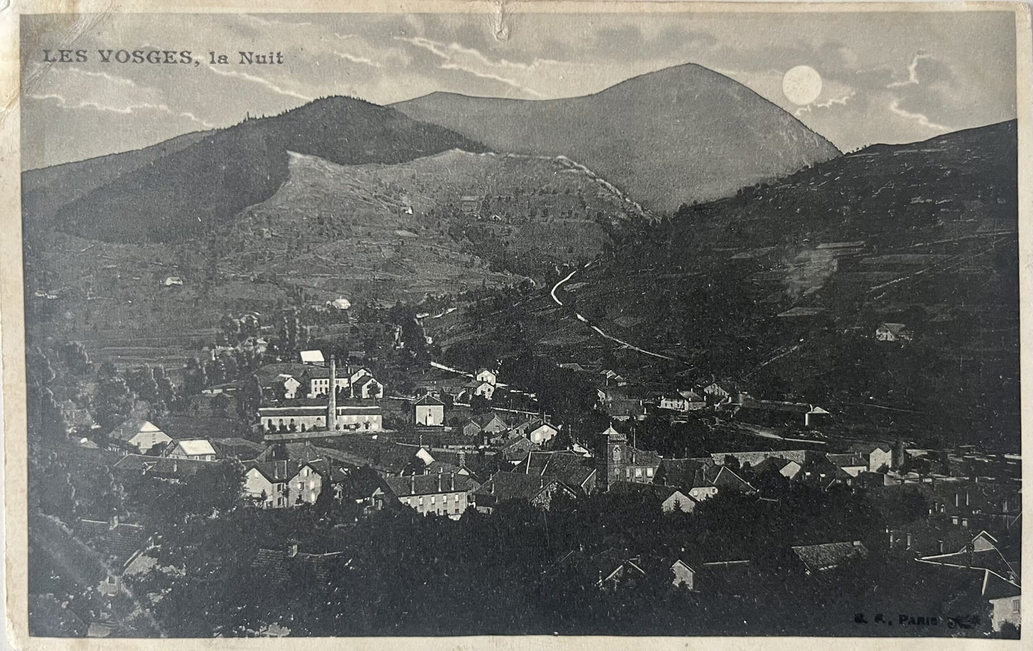 CPA FR88 Les Vosges, la Nuit