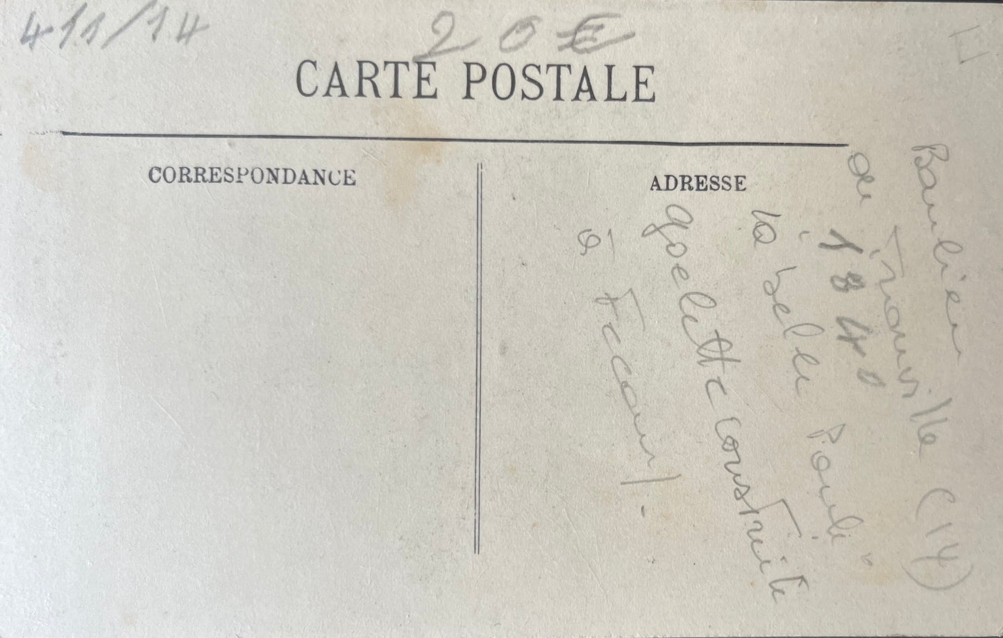 CPA FR14 Hennequeville - Le Père Bachelet, dernier survivant de la "Belle-Poule"