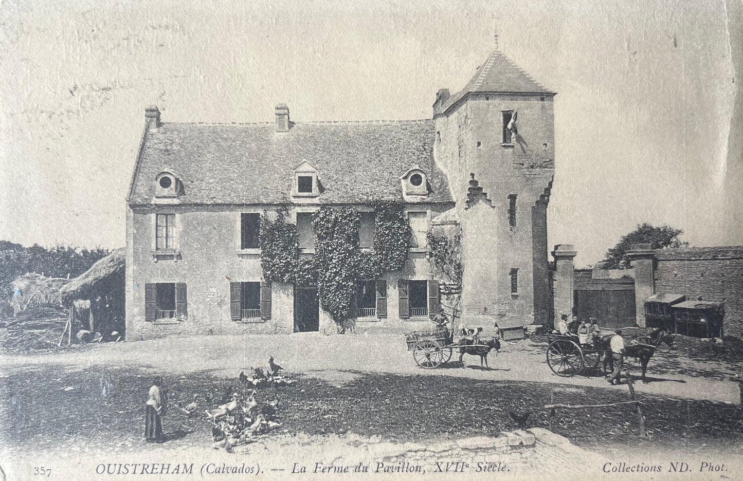 CPA FR14 Ouistreham (Calvados) - La Ferme du Pavillon, XVIIe Siècle