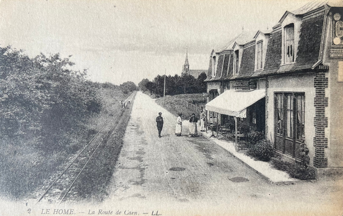 CPA FR14 Le Home - La Route de Caen