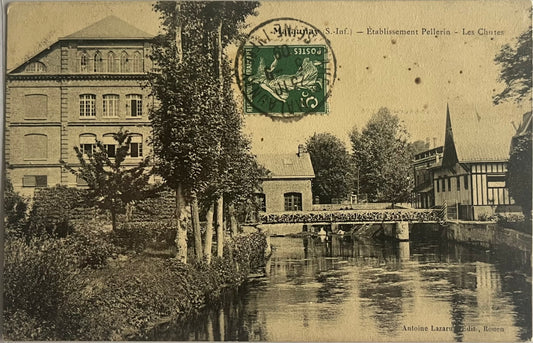 CPA FR76 Malaunay (S.-Inf.) - Etablissement Pellerin - Les Chutes